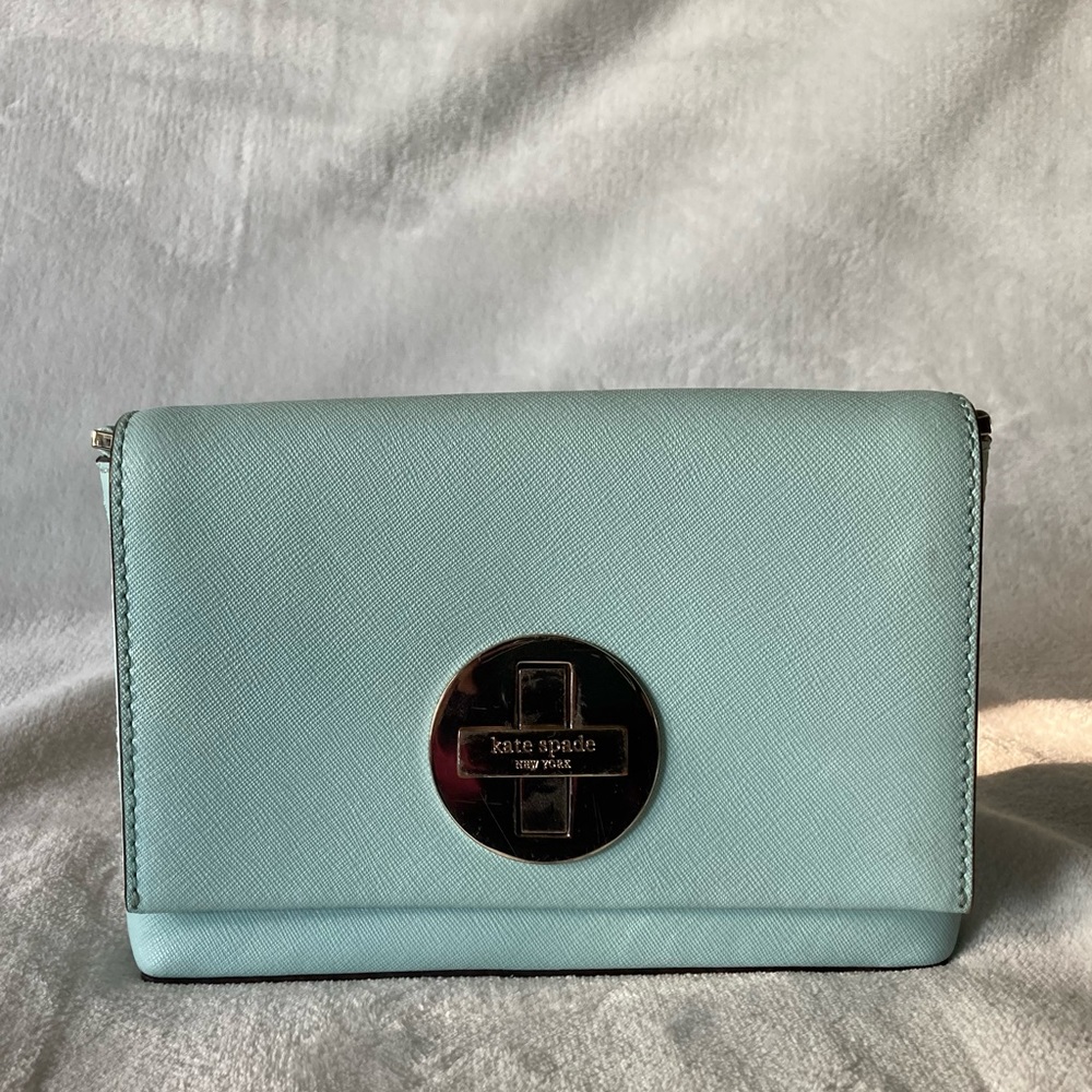 Kate Spade light blue crossbody bag
